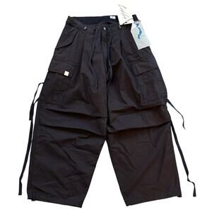 New LAKH Huge Pockets Cargo Pants Made in Japan Sz 2 /M / 32
